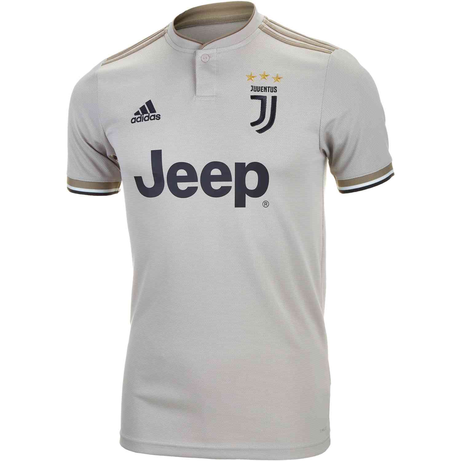 adidas Juventus Home Jersey Mens 2018/19 - Black/White