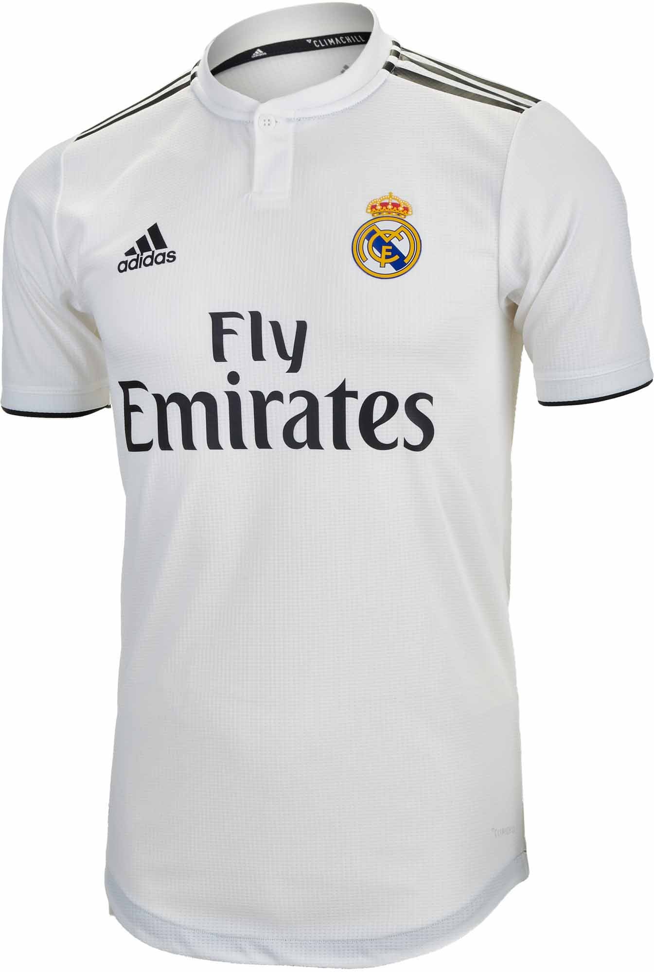 adidas Real Madrid Home Authentic Jersey 2018-19 - SoccerPro