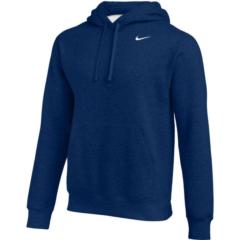 Nike Club Fleece Hoodie - Navy - SoccerPro