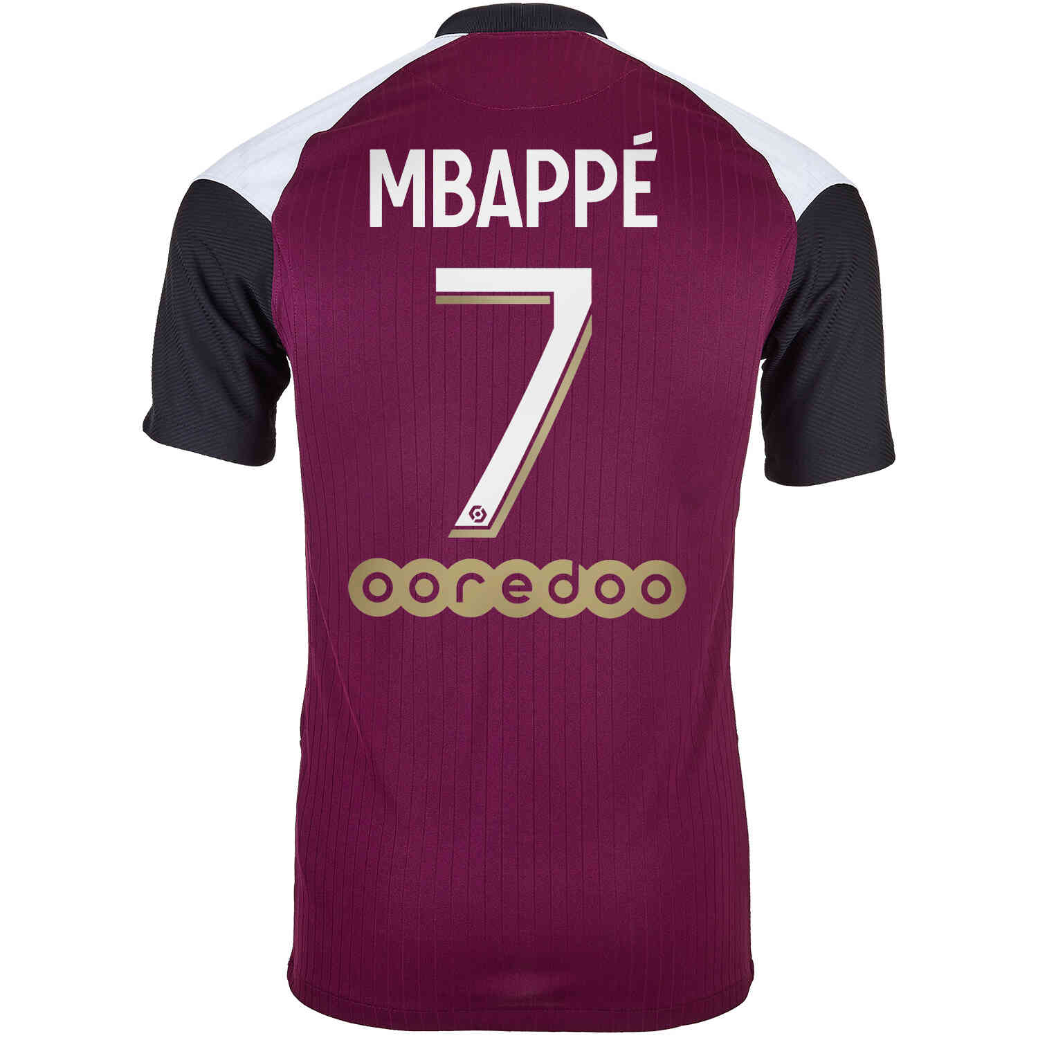 2020-21 PSG Paris Saint Germain Third Name Number Set #7 MBAPPE Ligue One  Repro – Kitroom Football
