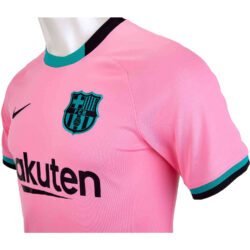 Lionel Messi Barcelona Nike Youth 2020/21 Third Breathe Stadium Replica  Jersey - Pink