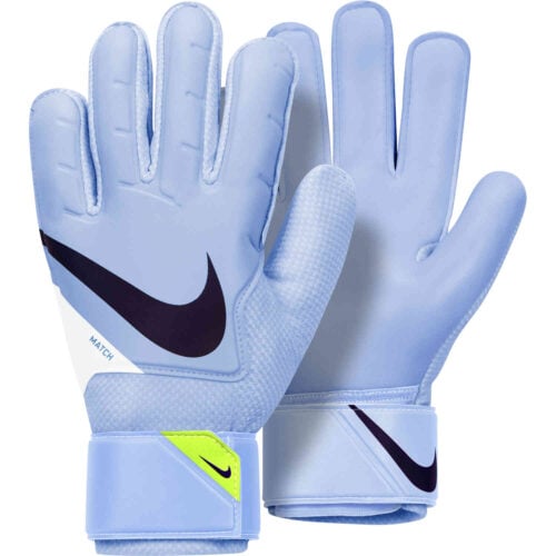 Nike Grip 3 Goalkeeper Gloves – Light Marine & White with Blackened Blue