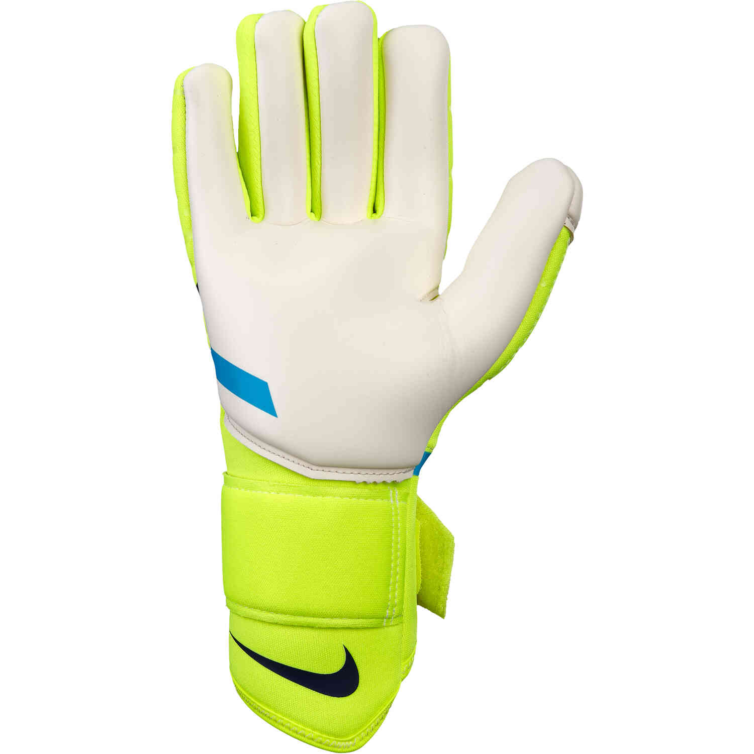 Nike Phantom Shadow Goalkeeper Gloves - Volt & White with Blackened ...