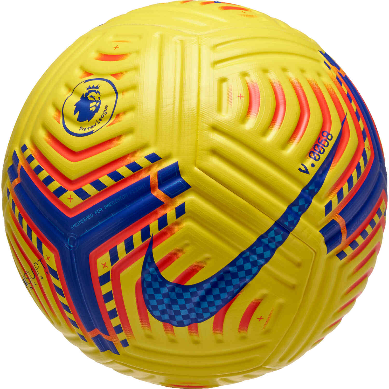 Nike Hi Vis Premier League Flight Official Match Soccer Ball Yellow