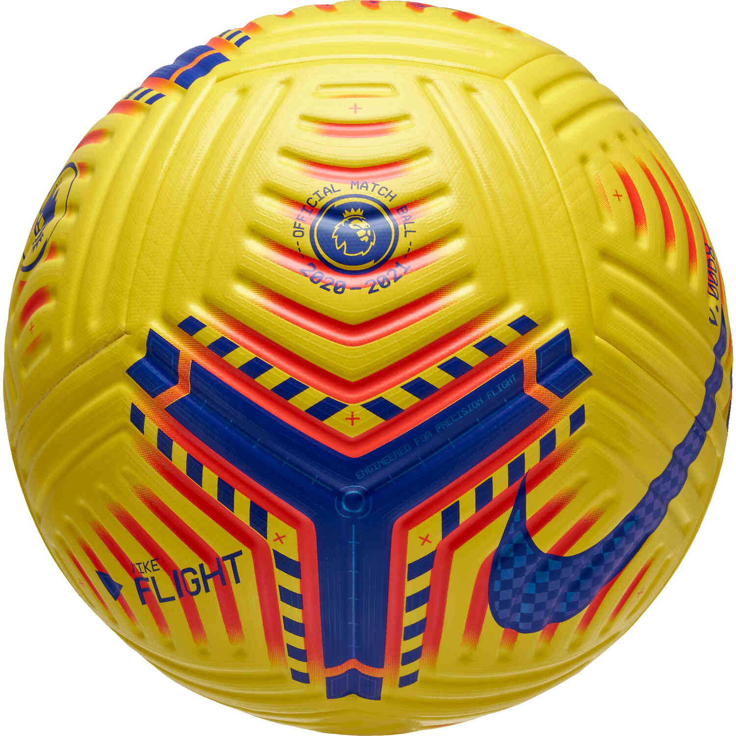 Nike Hi-vis Premier League Flight Official Match Soccer Ball - Yellow