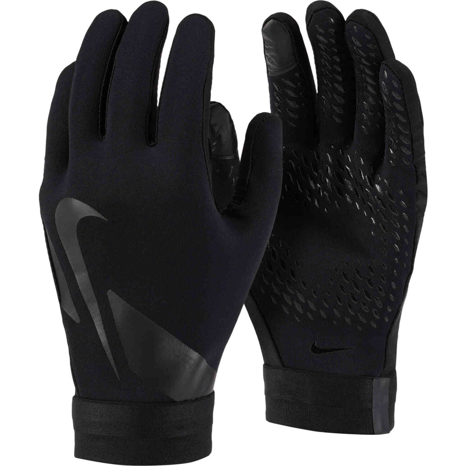heroína legación Transitorio Nike Hyperwarm Academy Fieldplayer Gloves - Black/Black - SoccerPro