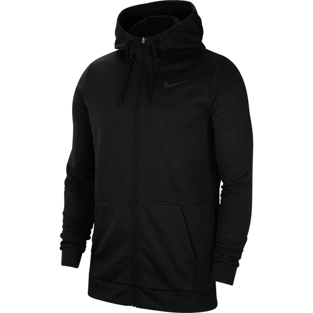 Nike Therma Full-zip Hoodie - Black/Dark Grey - SoccerPro