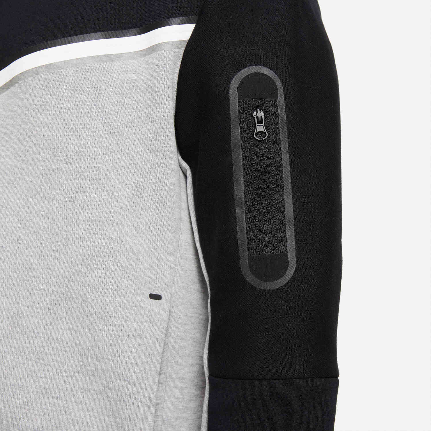 Kids Nike Sportswear Tech Fleece Full-zip Hoodie - Black/Dark Grey ...