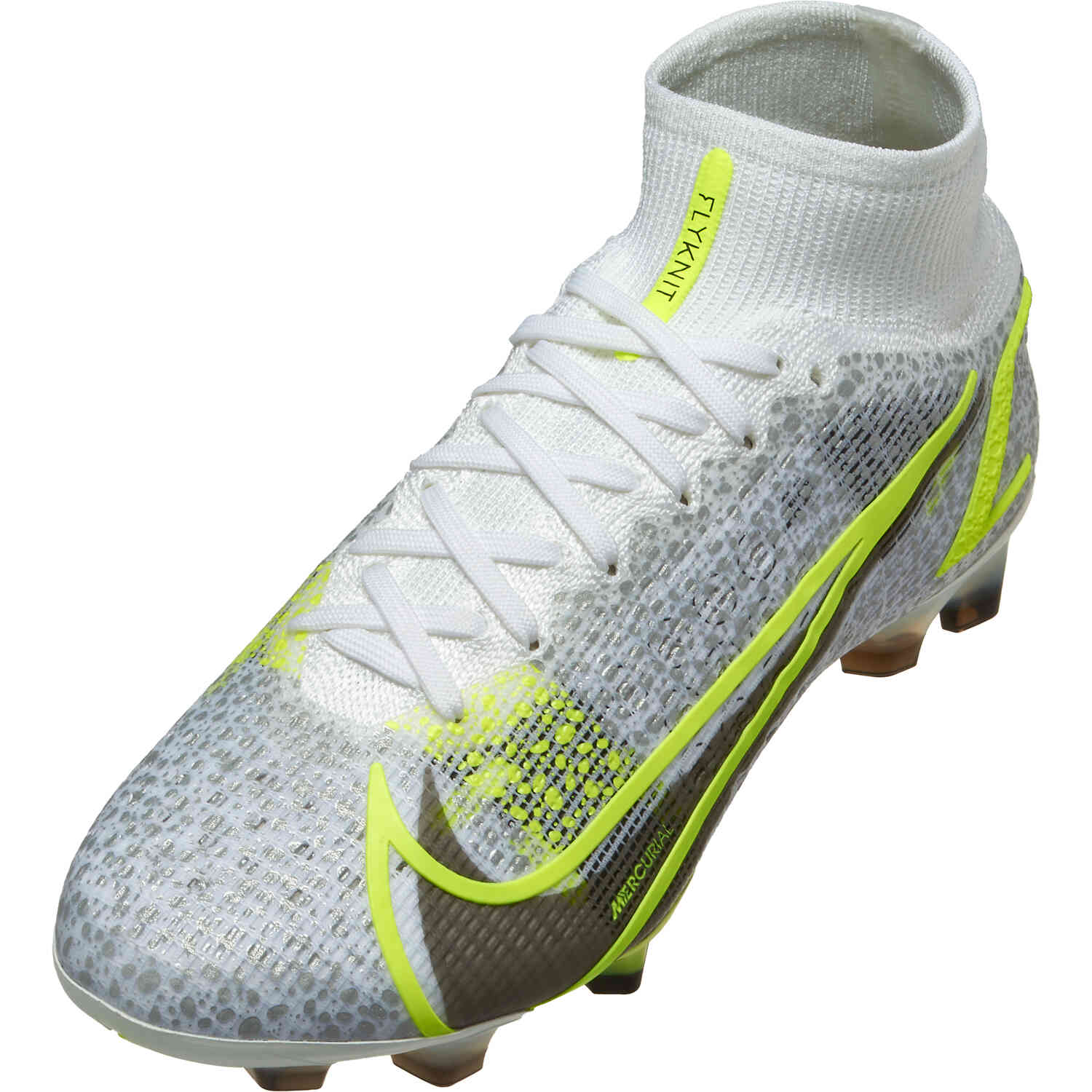 silver soccer cleats