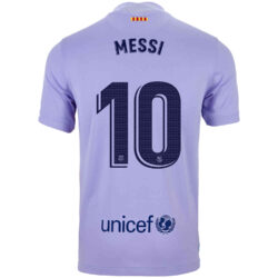 Lionel Messi Paris Saint-Germain Nike Youth 2021/22 Away Breathe Stadium  Replica Player Jersey - White