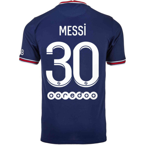 2021/22 Kids Nike Lionel Messi PSG Home Jersey - SoccerPro
