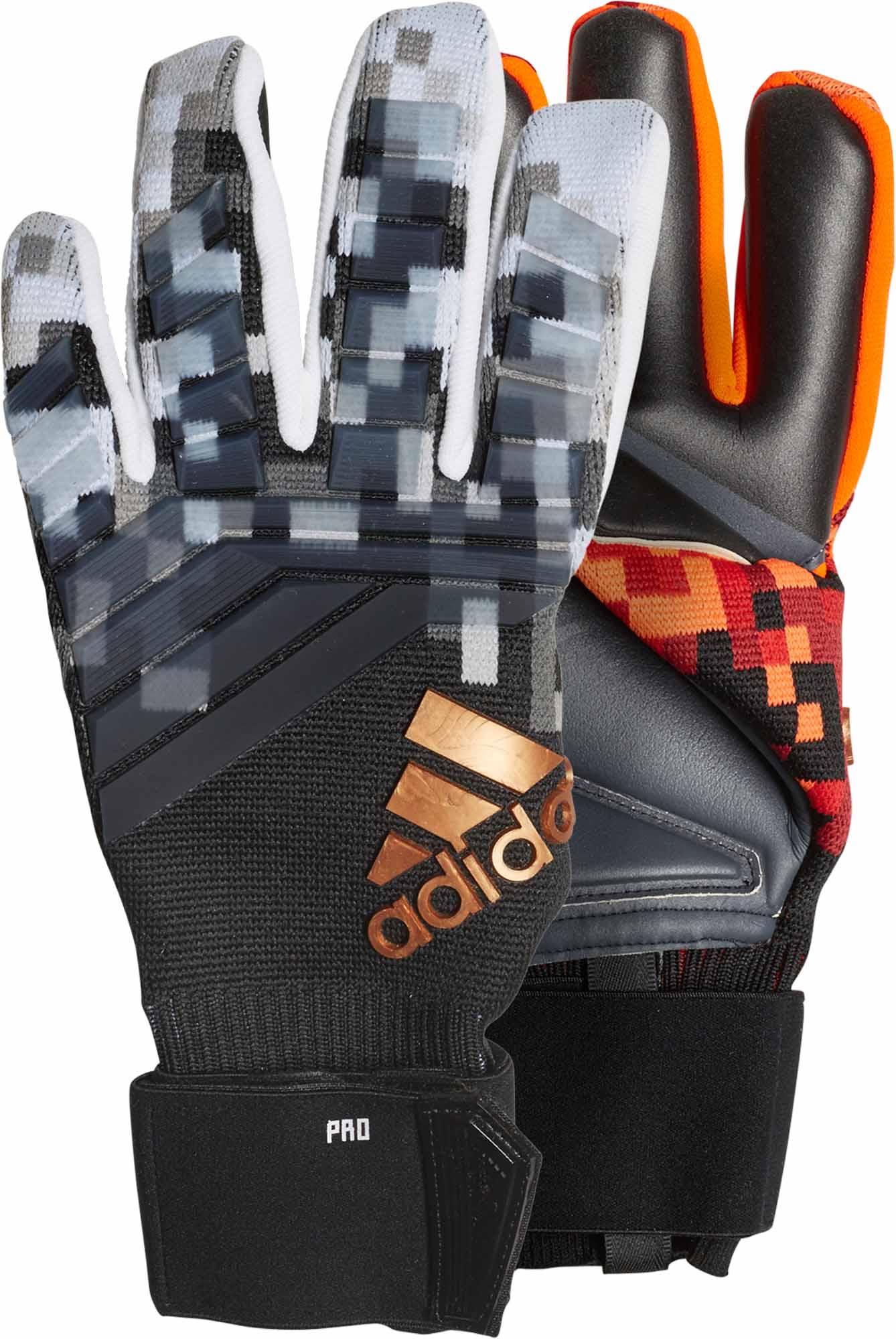 adidas Predator World Cup Goalkeeper Gloves - Red/Black - SoccerPro