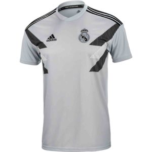 adidas Real Madrid Home Pre Match Jersey - Stone/Black - SoccerPro