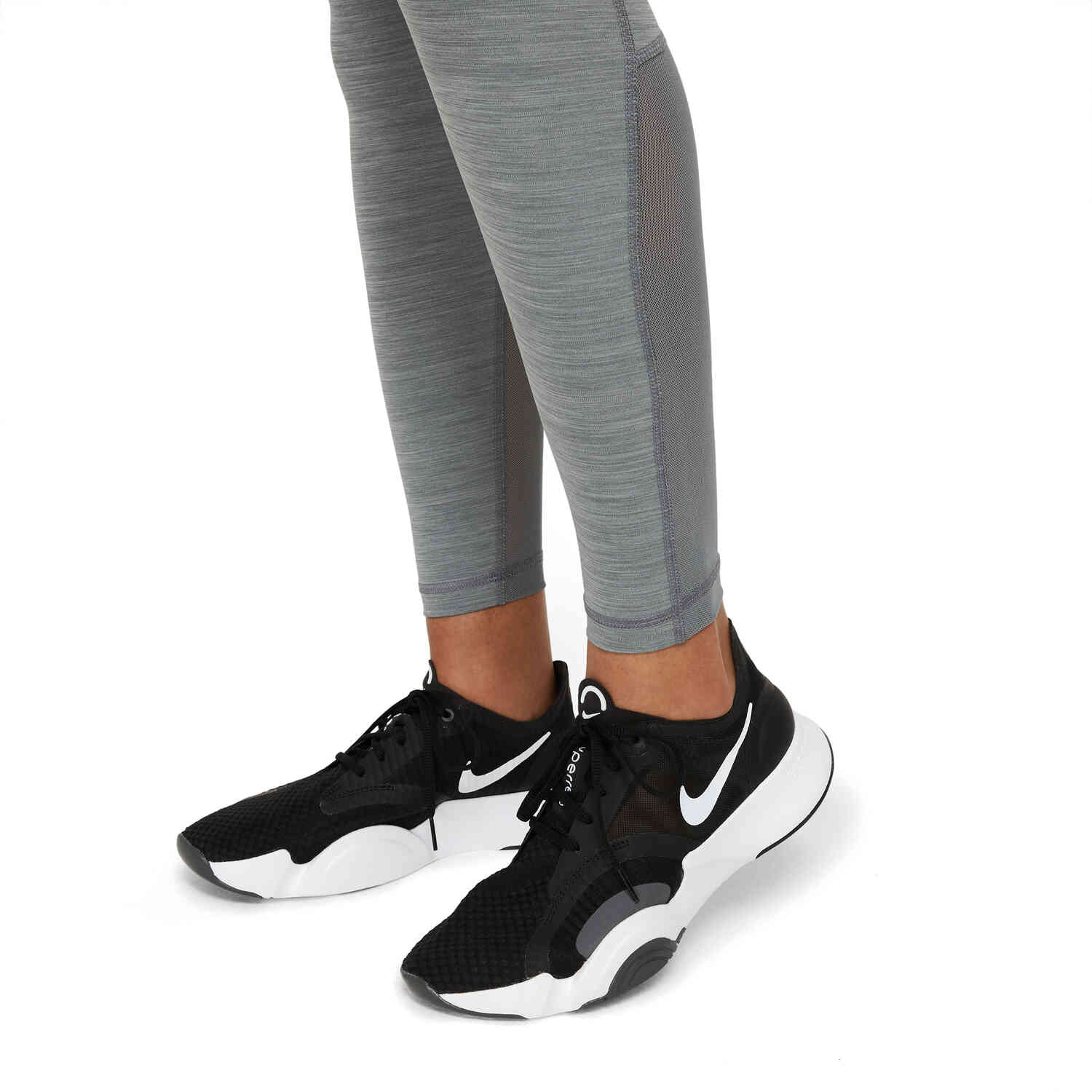 Womens Nike Pro 365 Tights - Smoke Grey/Htr/Black/White - SoccerPro