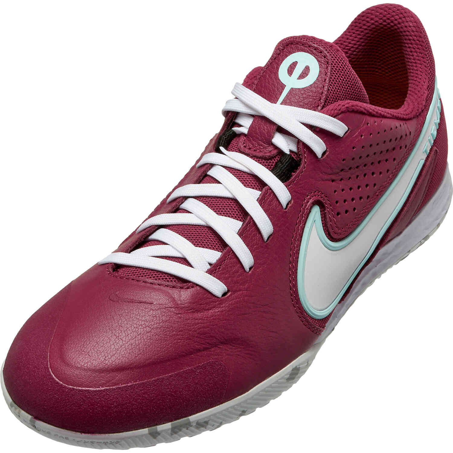 Nike Tiempo Legend 9 Pro IC Rosewood & with Glacier with Pink Foam - SoccerPro