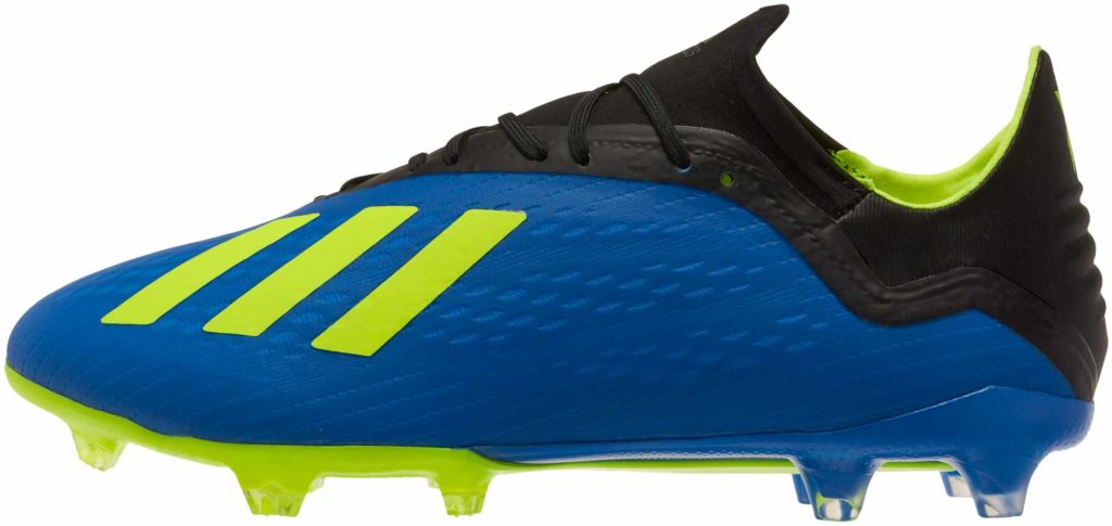 adidas X 18.2 FG - Football Blue adidas Soccer Cleats - SoccerPro.com