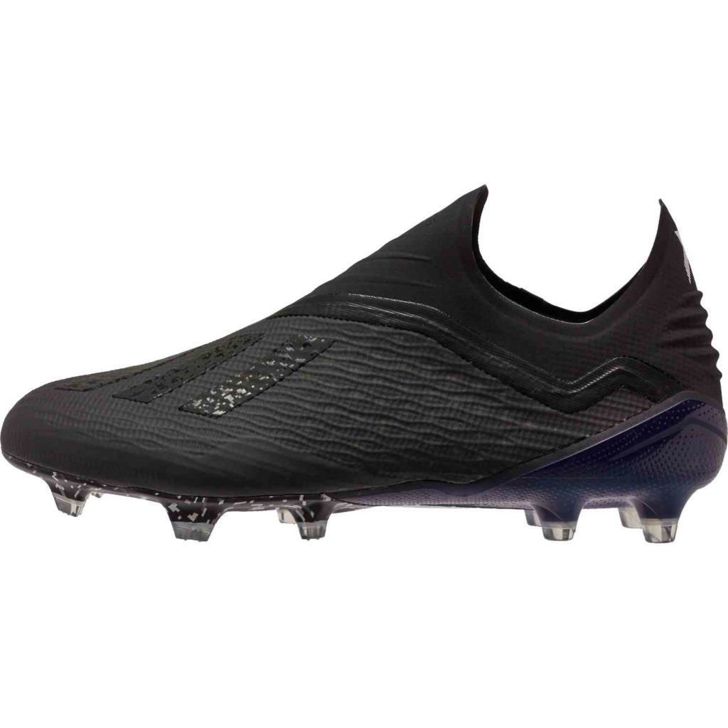 adidas X 18+ FG - Black/White/Dark Grey Heather - SoccerPro