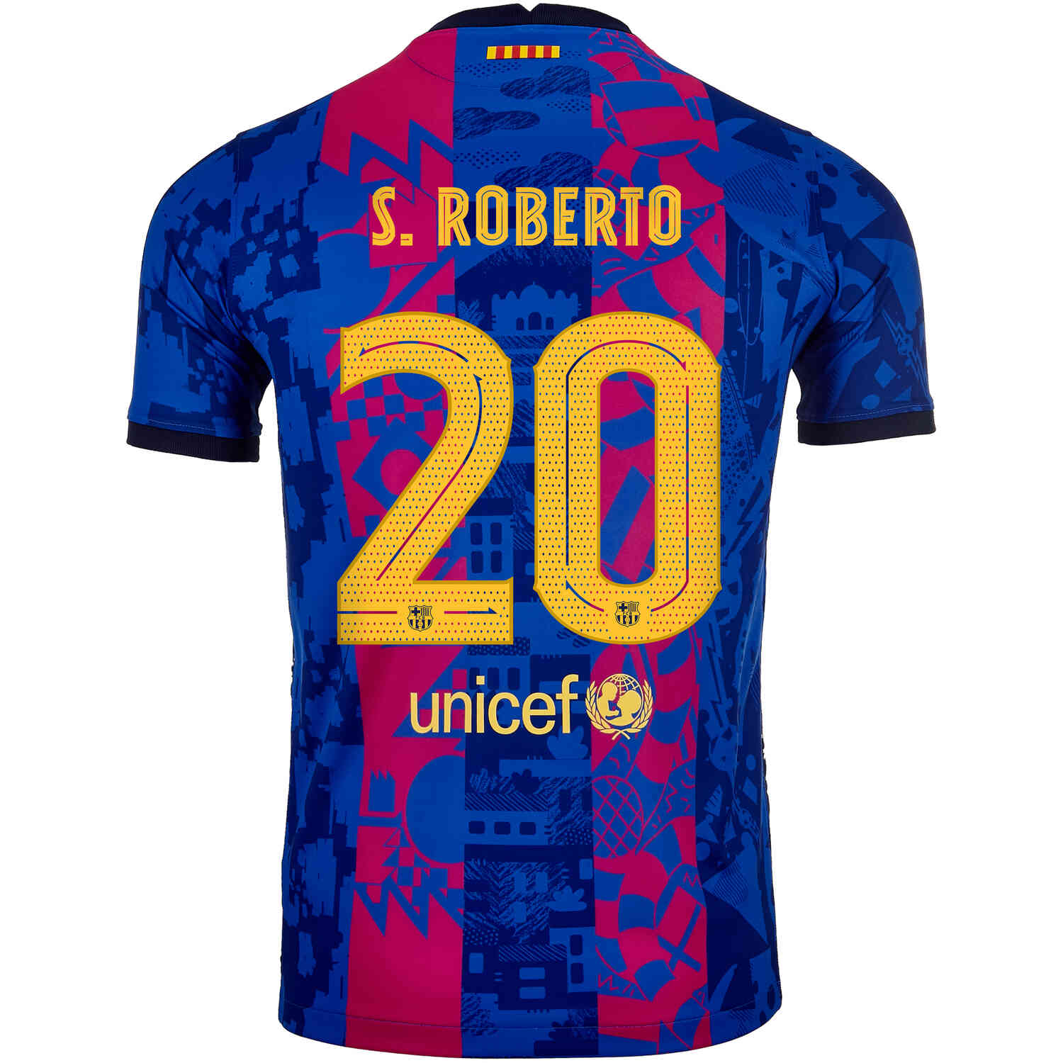 compilar pestillo Porque 2021/22 Nike Sergi Roberto Barcelona 3rd Jersey - SoccerPro