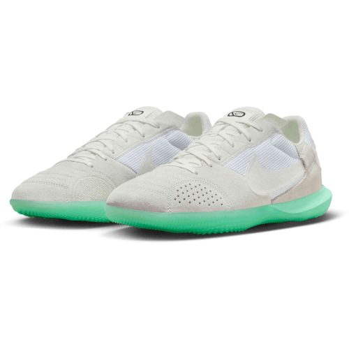 Nike Streetgato IC Indoor/Court – Summit White & White with Green Glow