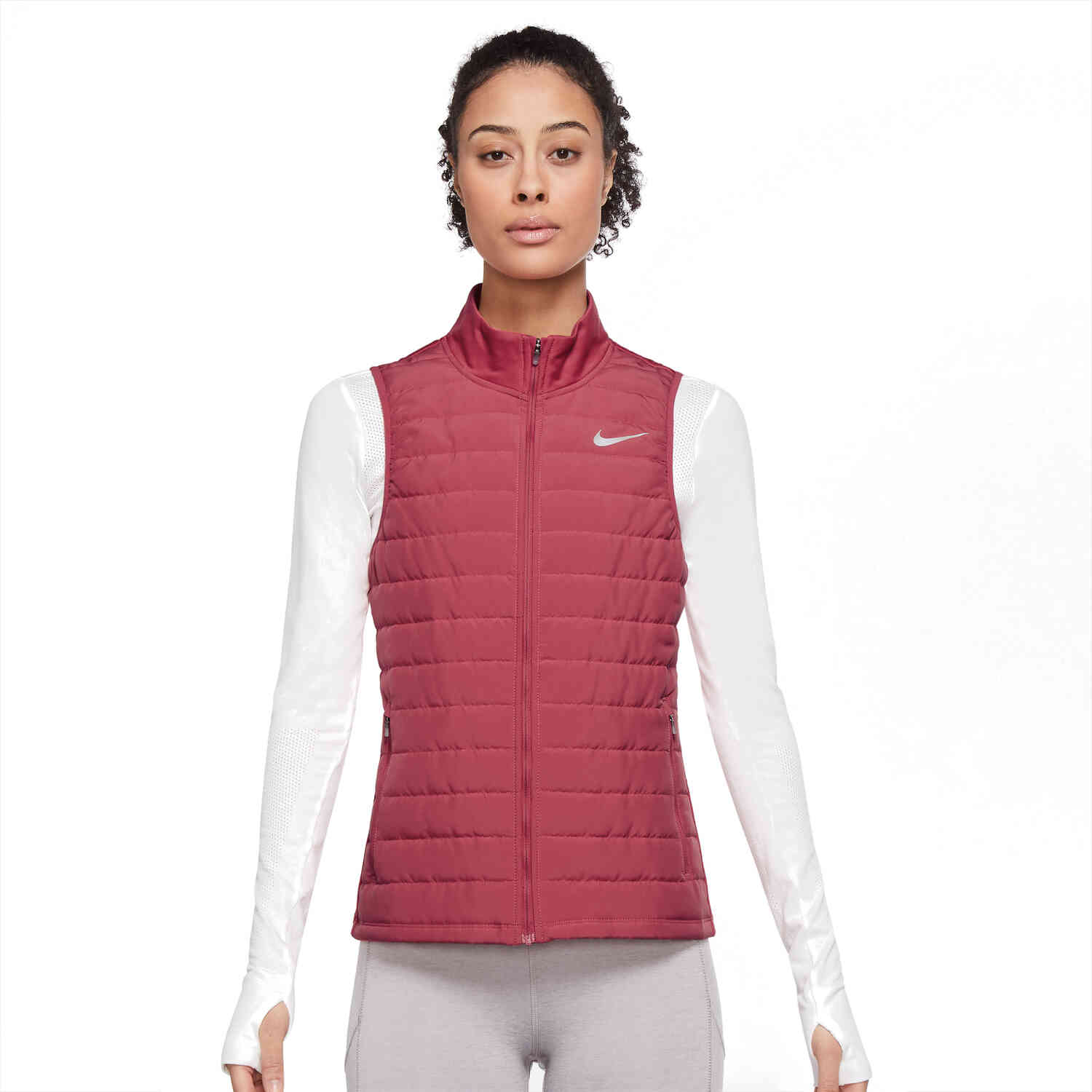 Womens Nike Therma-Fit Filled Vest - Archaeo Pink/Reflective Silv