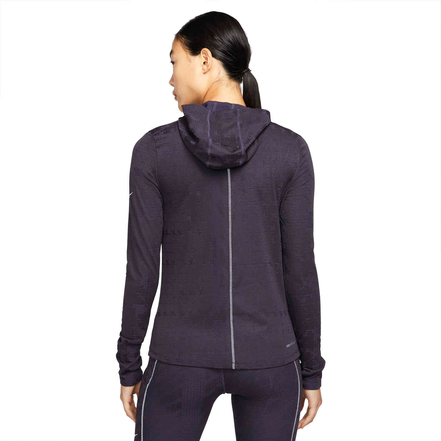 New Womens Small Nike Dri Stay Warm Purple Running Hoodie Jacket $110  619918-017 on eBid United States