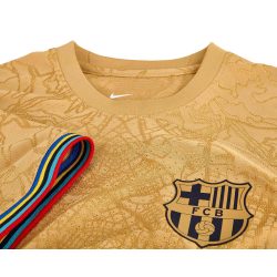 Nike Pedri Gold Barcelona 2022/23 Away Authentic Player Jersey