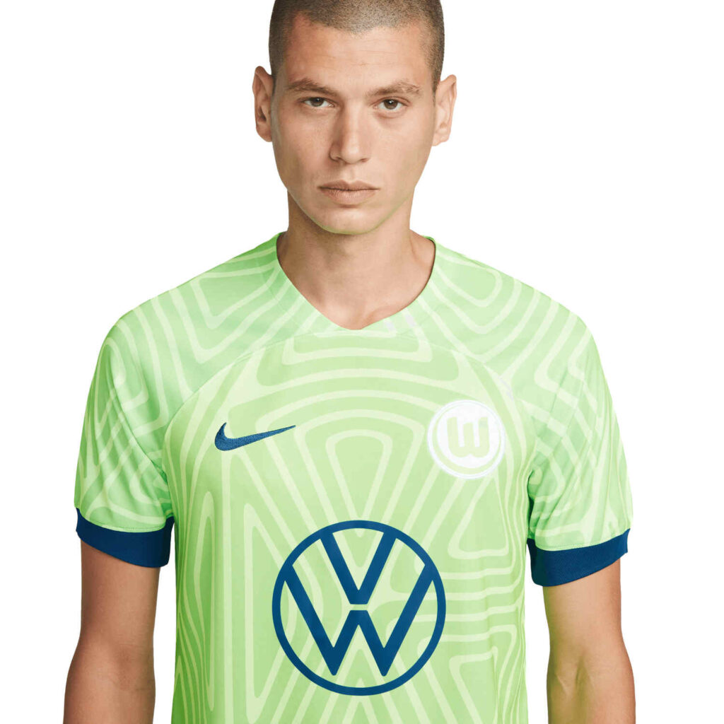 2022 23 Nike Vfl Wolfsburg Home Jersey - Soccerpro