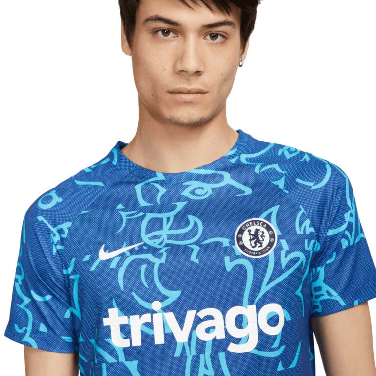 chelsea pre match training shirt