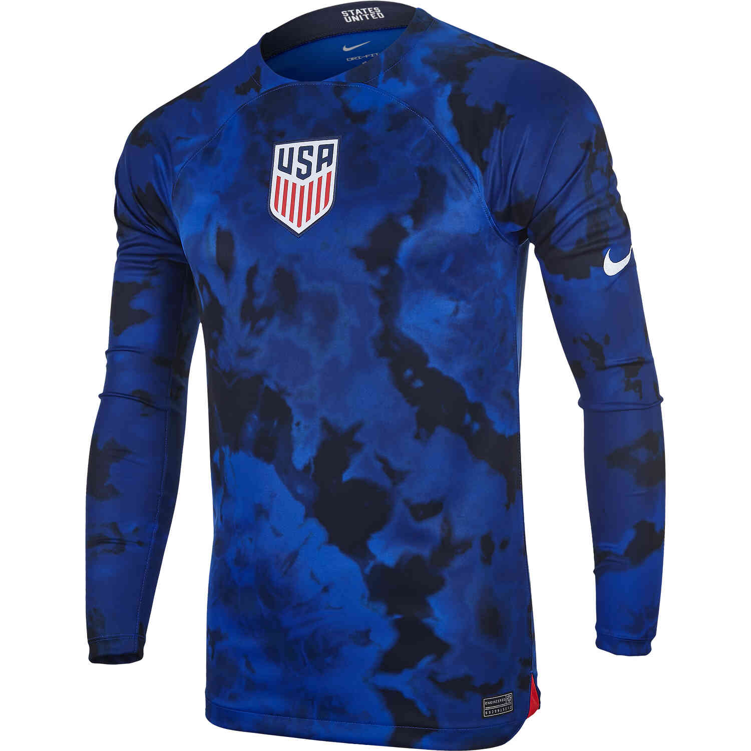 Nike Men's USA 2021/22 Dri-Fit ADV Away Match Jersey Blue/Red, S