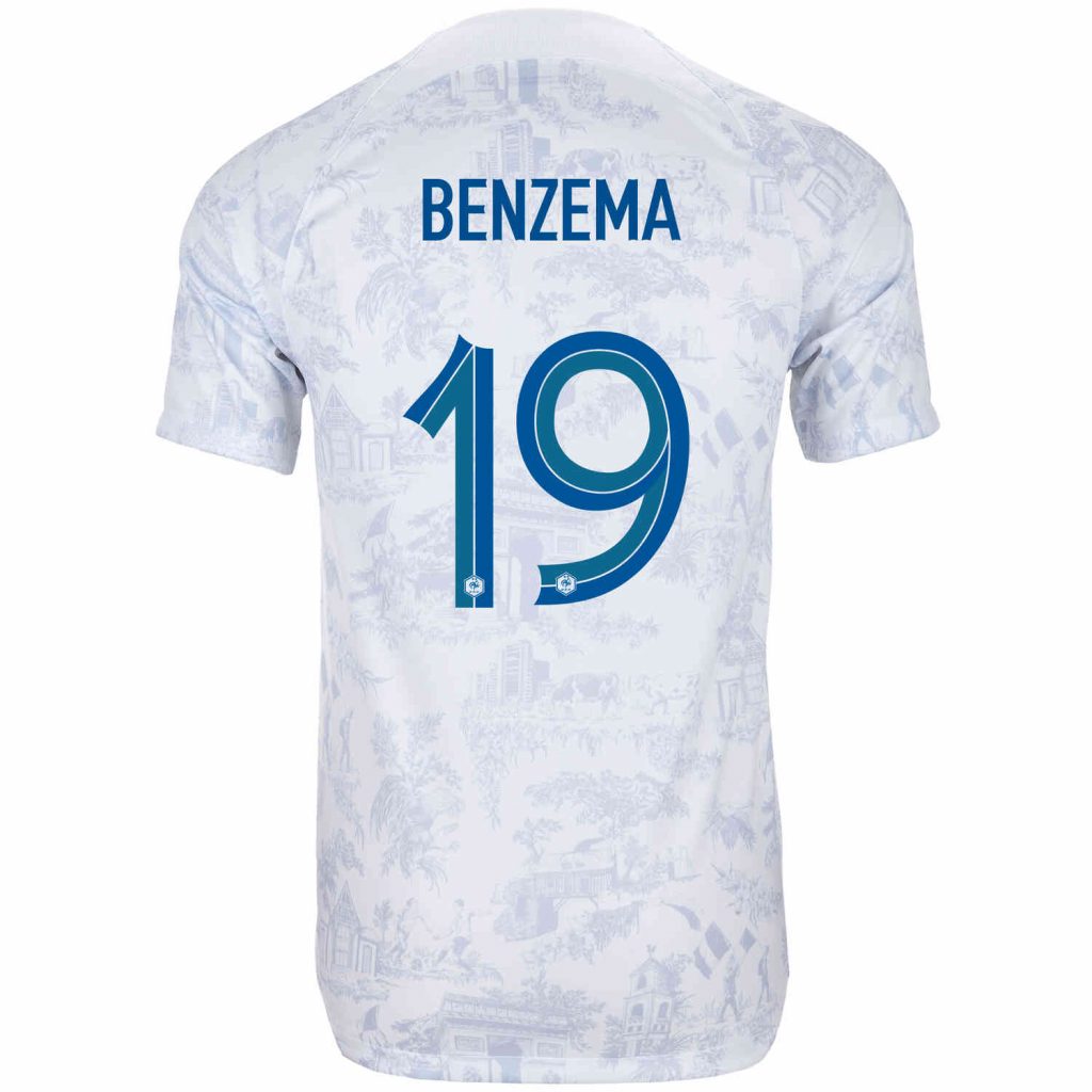 2022 Nike Karim Benzema France Away Jersey - SoccerPro