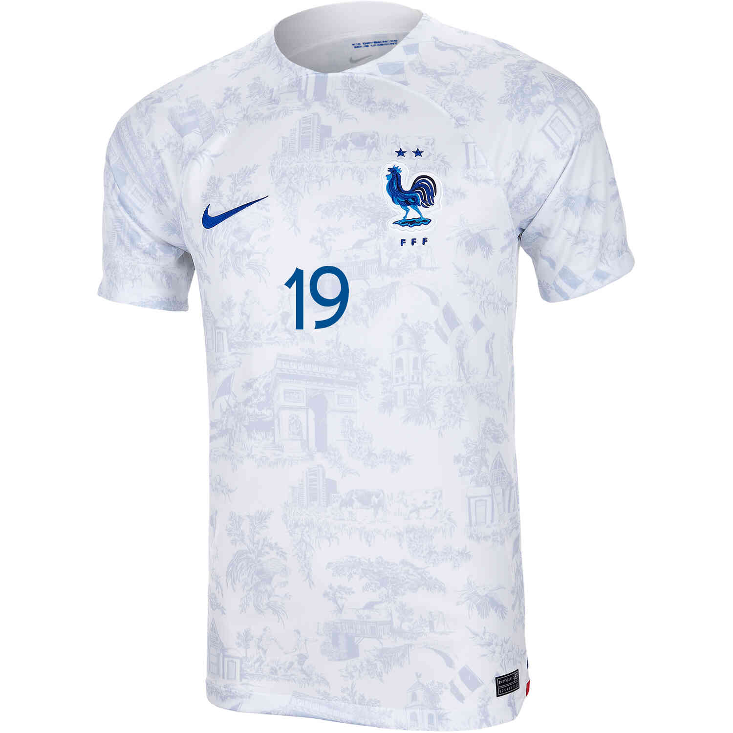 krijgen met de klok mee zeewier 2022 Nike Karim Benzema France Away Jersey - SoccerPro