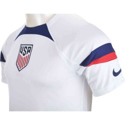 Men's Replica Nike Weston McKennie USMNT Home Jersey 2022 DN0706