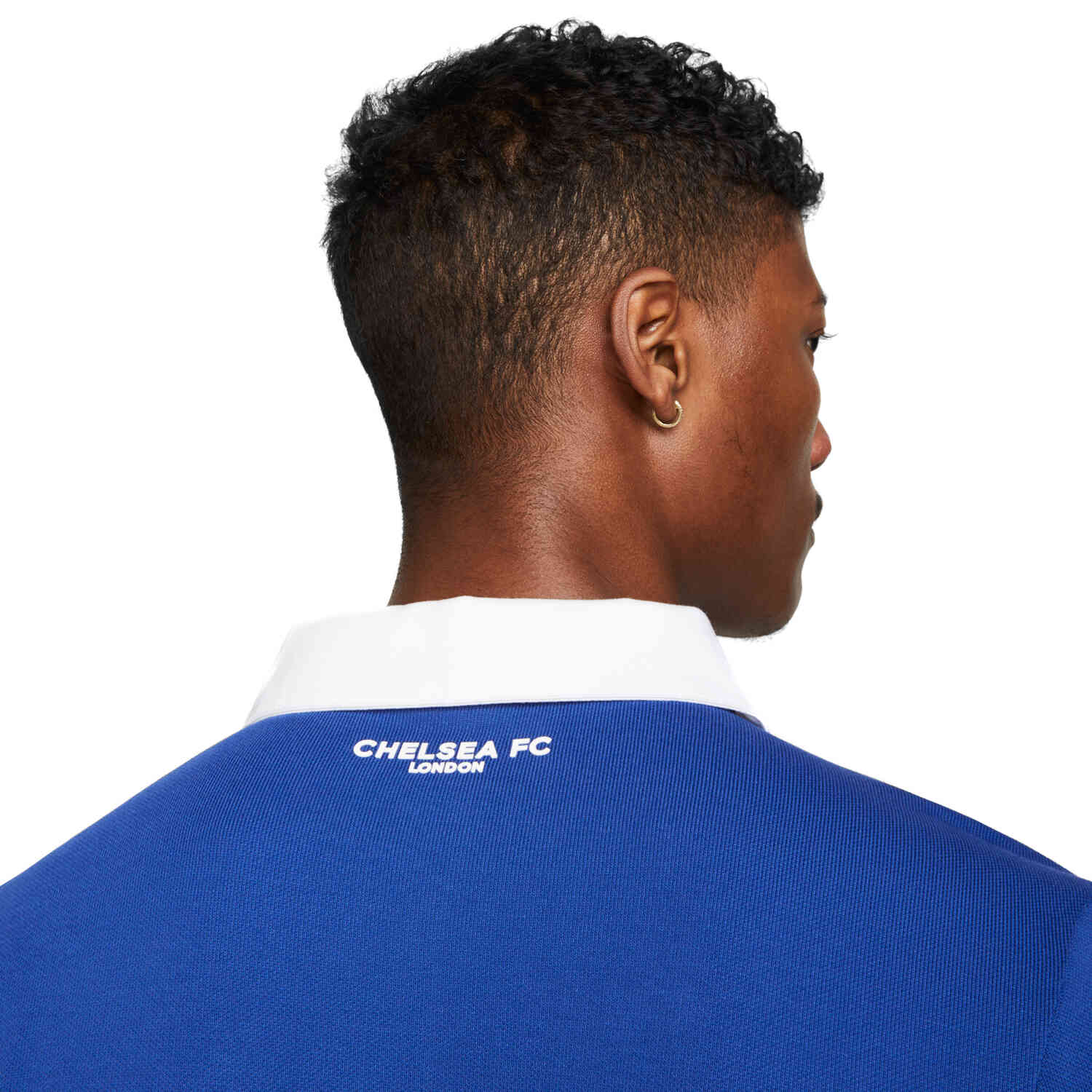 Nike Chelsea L/S Polo - Rush Blue/White - SoccerPro