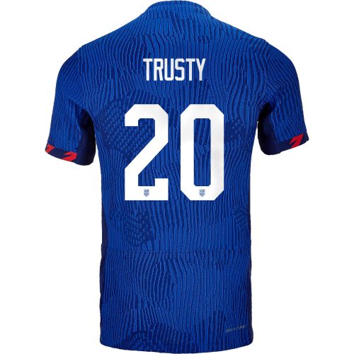 2023 Nike Austin Trusty USA Away Match Jersey