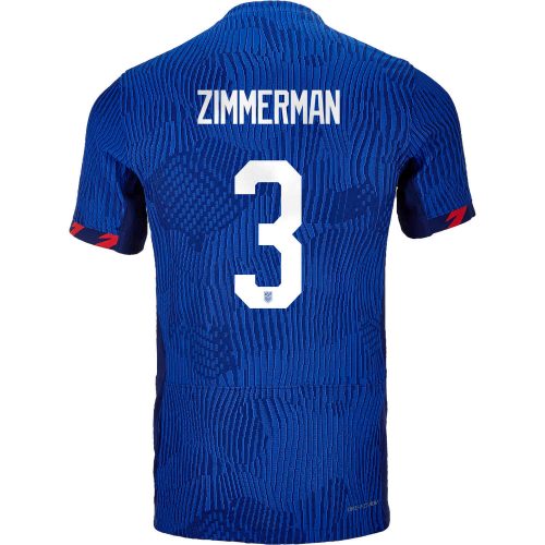2023 Nike Walker Zimmerman USA Away Match Jersey