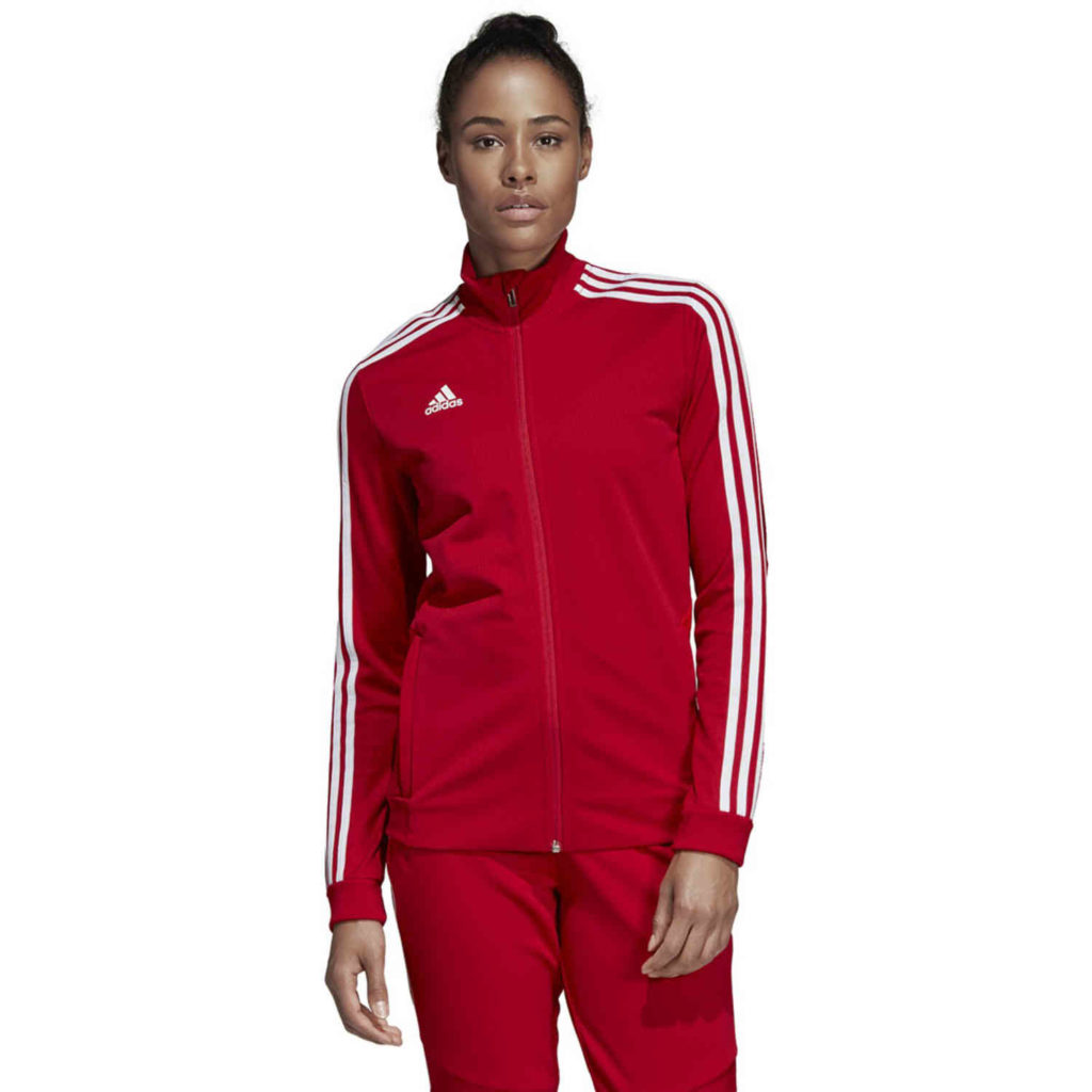 adidas tiro jacket red