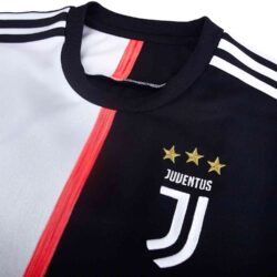 Men's adidas Cristiano Ronaldo Black Juventus 2019/20 Home Authentic Player  Jersey