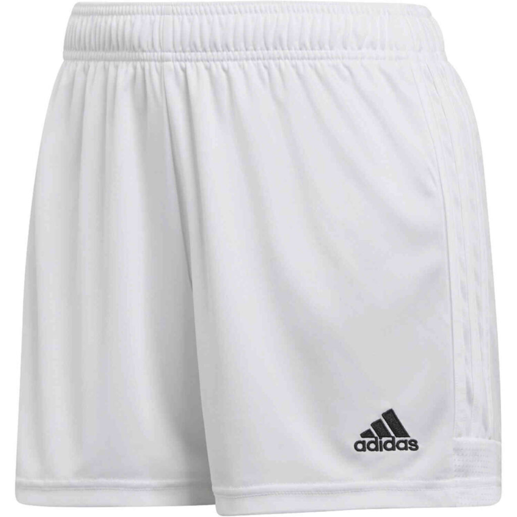 Womens adidas Tastigo 19 Shorts - White - SoccerPro