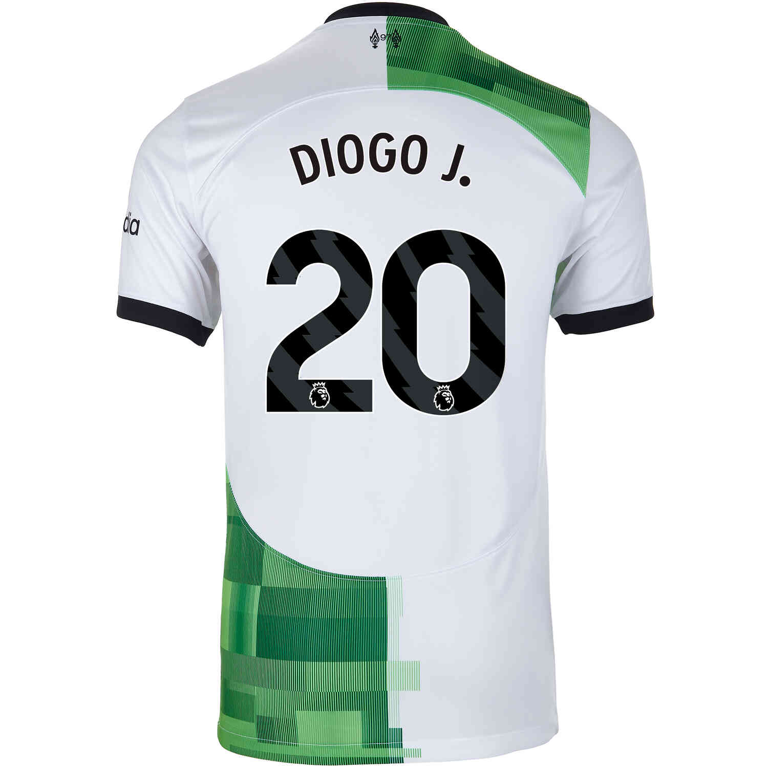 2023/24 Kids Nike Diogo Jota Liverpool Away Jersey - SoccerPro