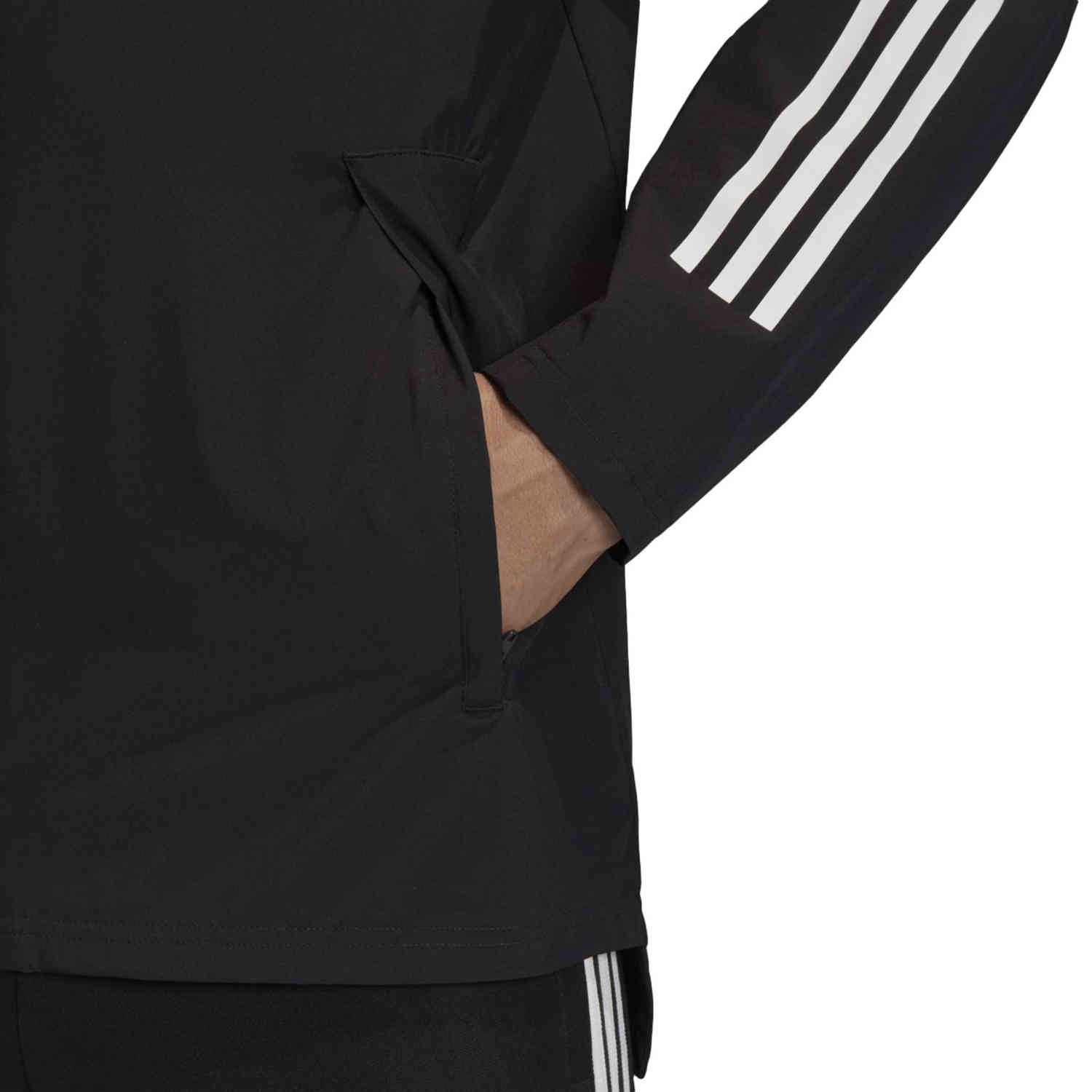 adidas Condivo 20 Allweather Jacket - Black/White - SoccerPro