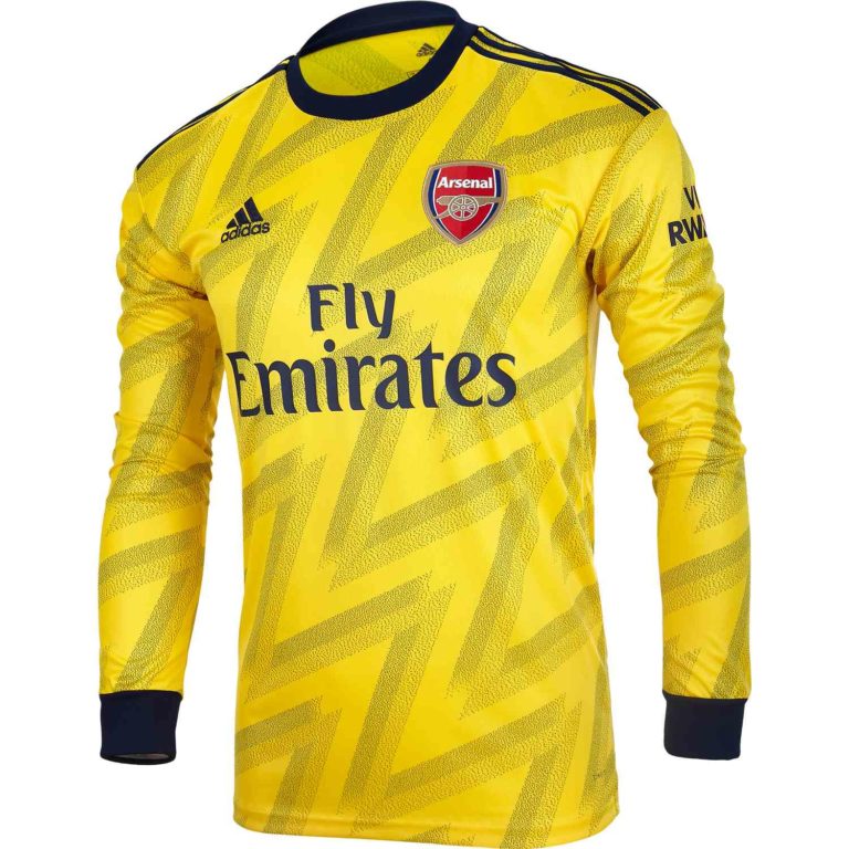 2019/20 Adidas Arsenal Away L/S Stadium Jersey - SoccerPro