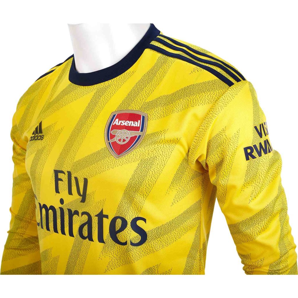 2019/20 Adidas Arsenal Away L/S Stadium Jersey - SoccerPro