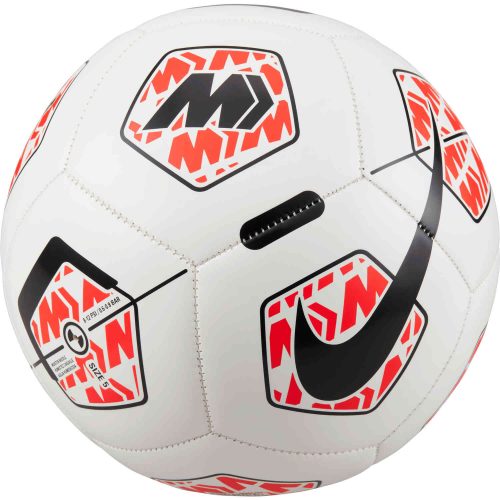 Nike Premier League Mercurial Fade Soccer Ball – White & Bright Crimson with Black