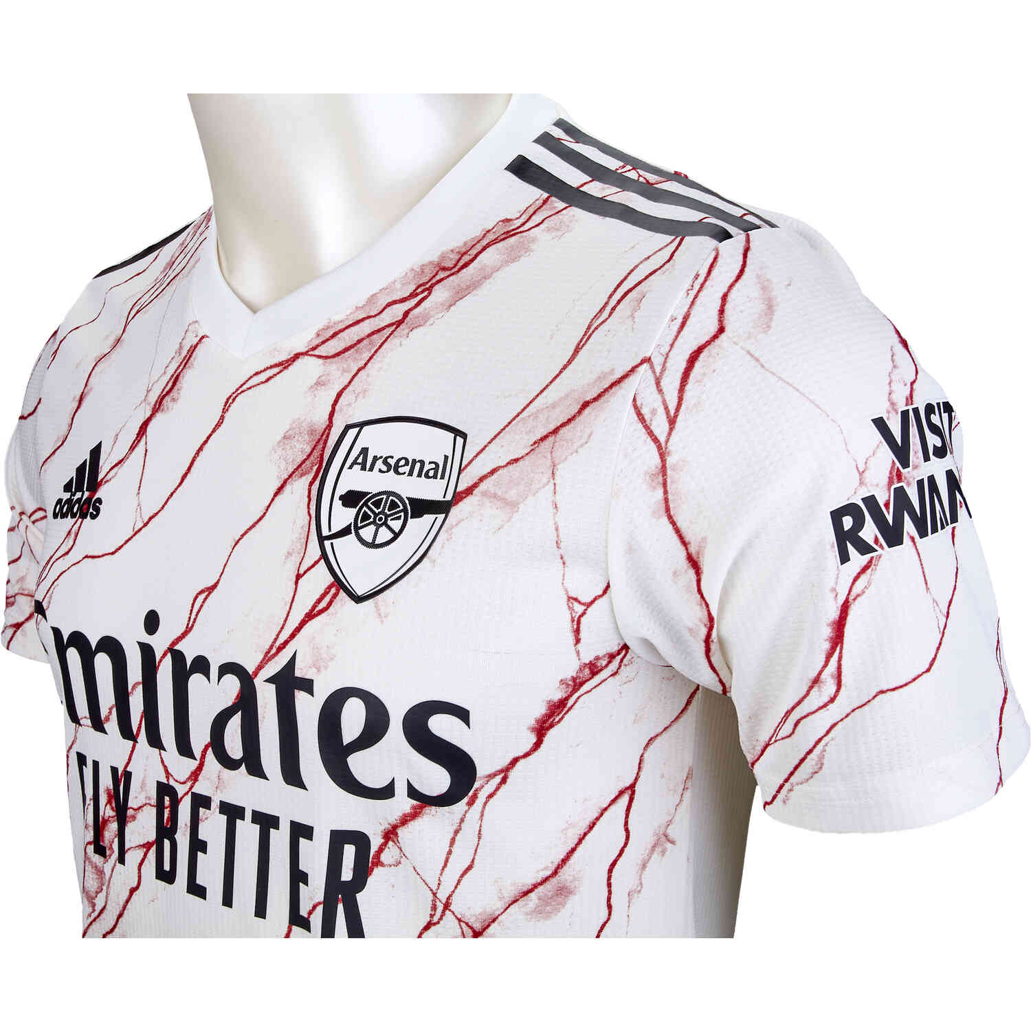 adidas Arsenal 20/21 Authentic Away Shirt Jersey White Men's - US