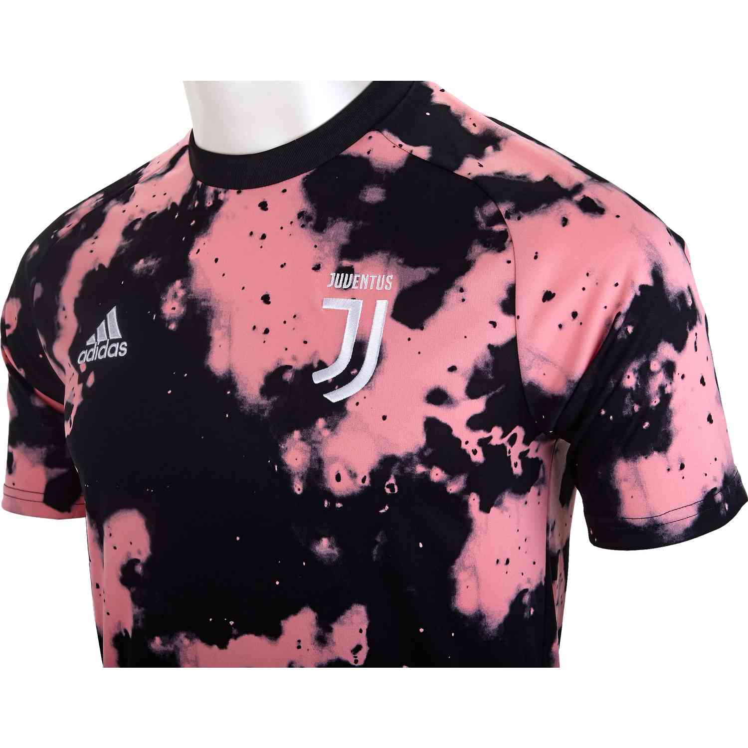 adidas Juventus Pre-match Jersey - Pink/Black - SoccerPro