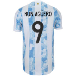 ADIDAS ARGENTINA 2010 `KUN AGUERO` HOME JERSEY