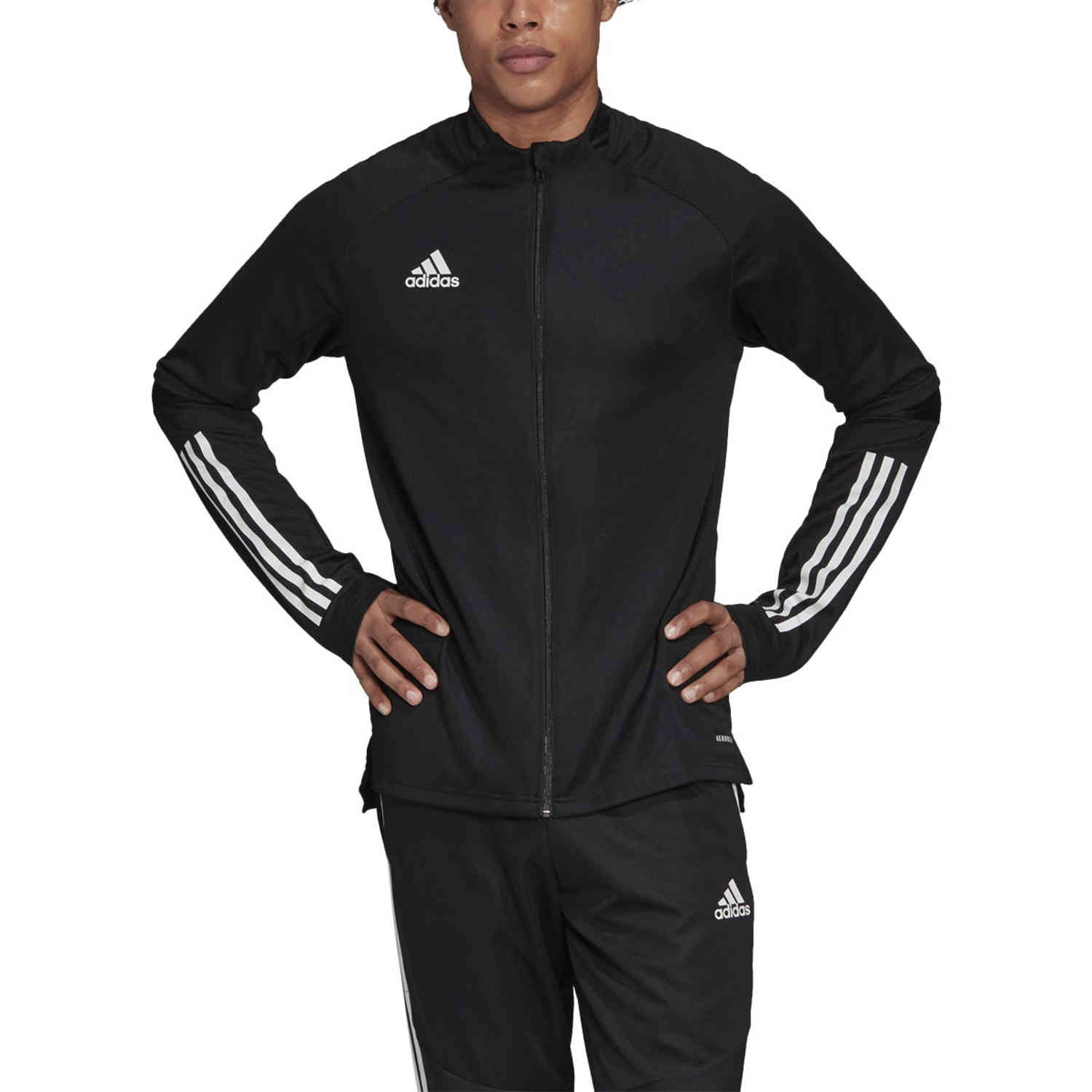 adidas Condivo 20 Training Jacket - Black - SoccerPro