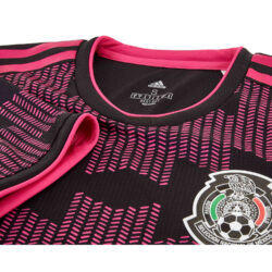 adidas Men's Mexico Home Black/Purple Soccer Jersey - Hibbett