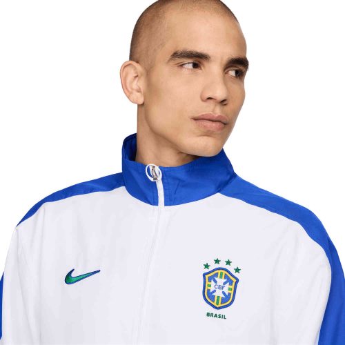 Nike Brazil 1998 Reissue Track Jacket - White/Lyon Blue/Lyon Blue