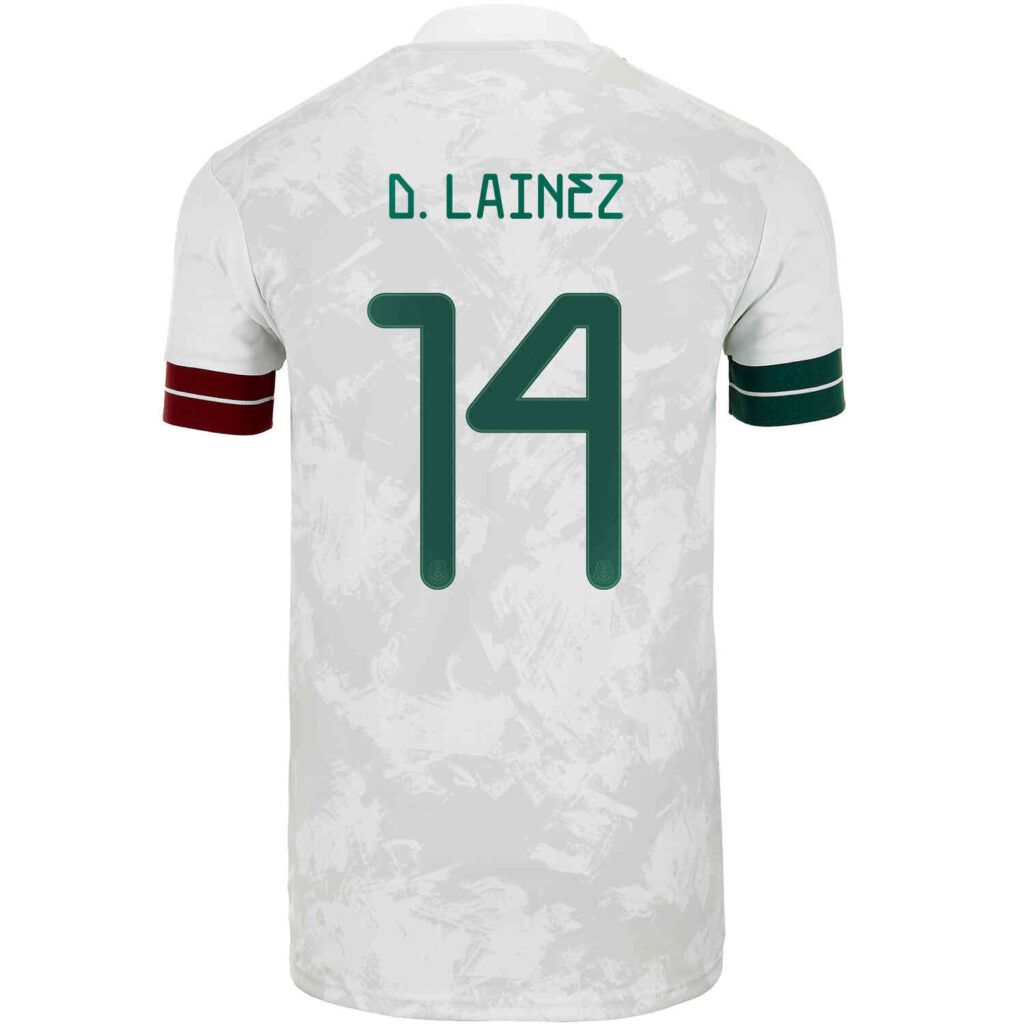 2020 adidas Diego Lainez Mexico Away Jersey SoccerPro